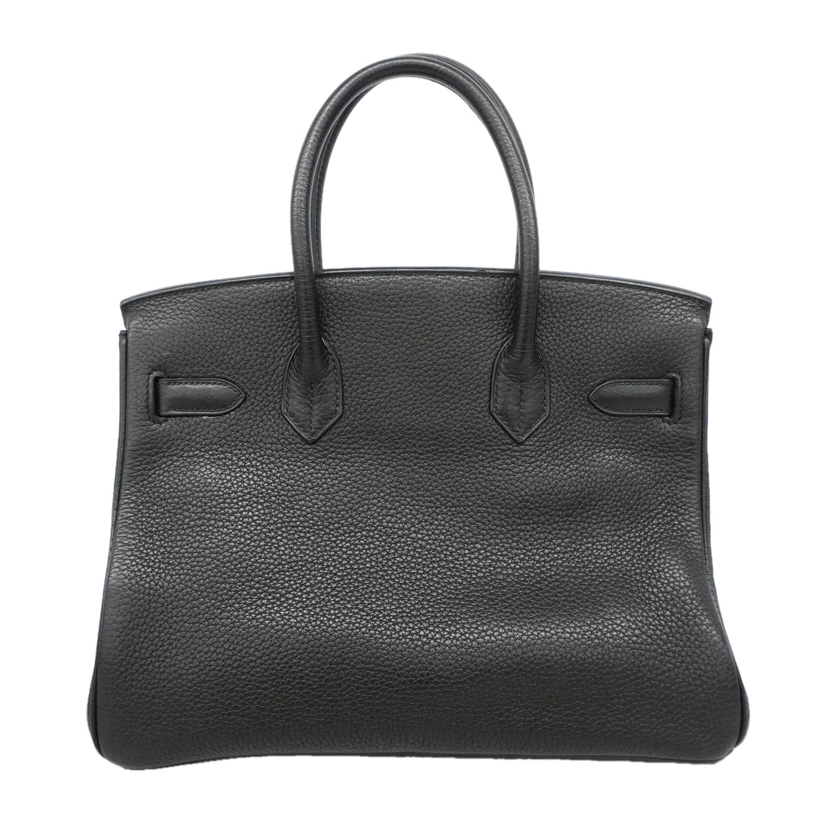 【6kb1539】エルメス ハンドバッグ バーキン30 トゴ ブラック シルバー金具 □M刻印【中古】レディース