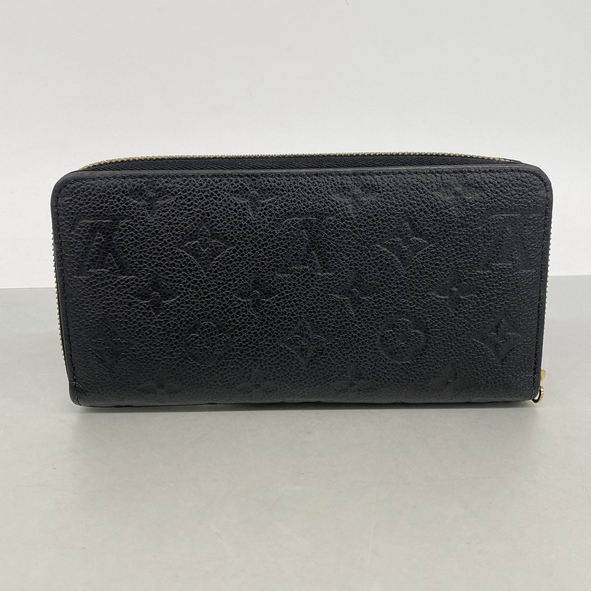 【6kc2051】ルイヴィトン 長財布 モノグラム・アンプラント ジッピーウォレット M61864 ノワール【中古】メンズ レディース ユニセックス