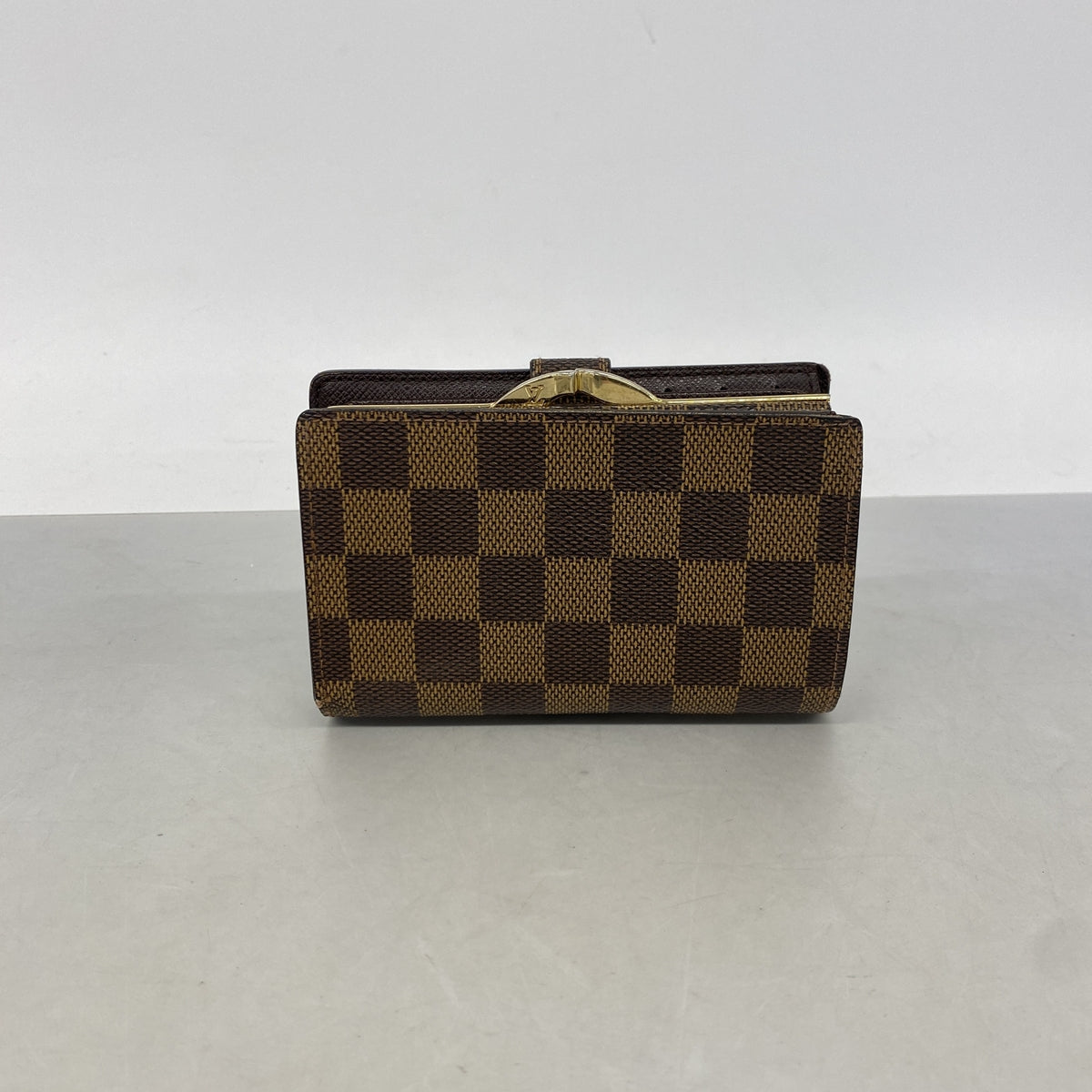 【6kc2053】ルイヴィトン 財布 ダミエ ポルトモネビエヴィエノワ N61664 エベヌ【中古】レディース