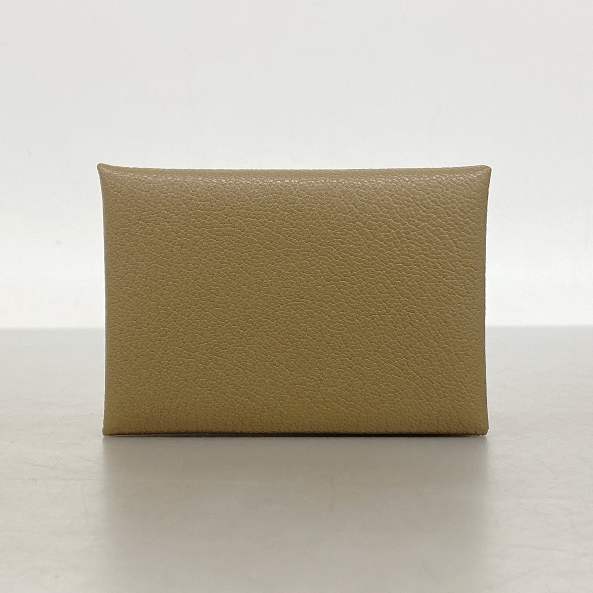【6kc2106】エルメス コインケース カルヴィデュオ シェブルミゾル エトゥープ シルバー金具 U刻印【中古】メンズ レディース ユニセックス