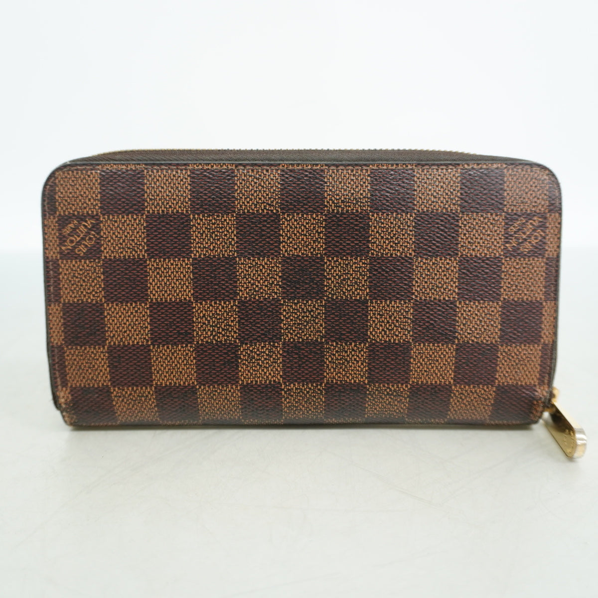 【6kc2293】ルイヴィトン 長財布 ダミエ ジッピーウォレット N41661 エベヌ【中古】メンズ レディース ユニセックス