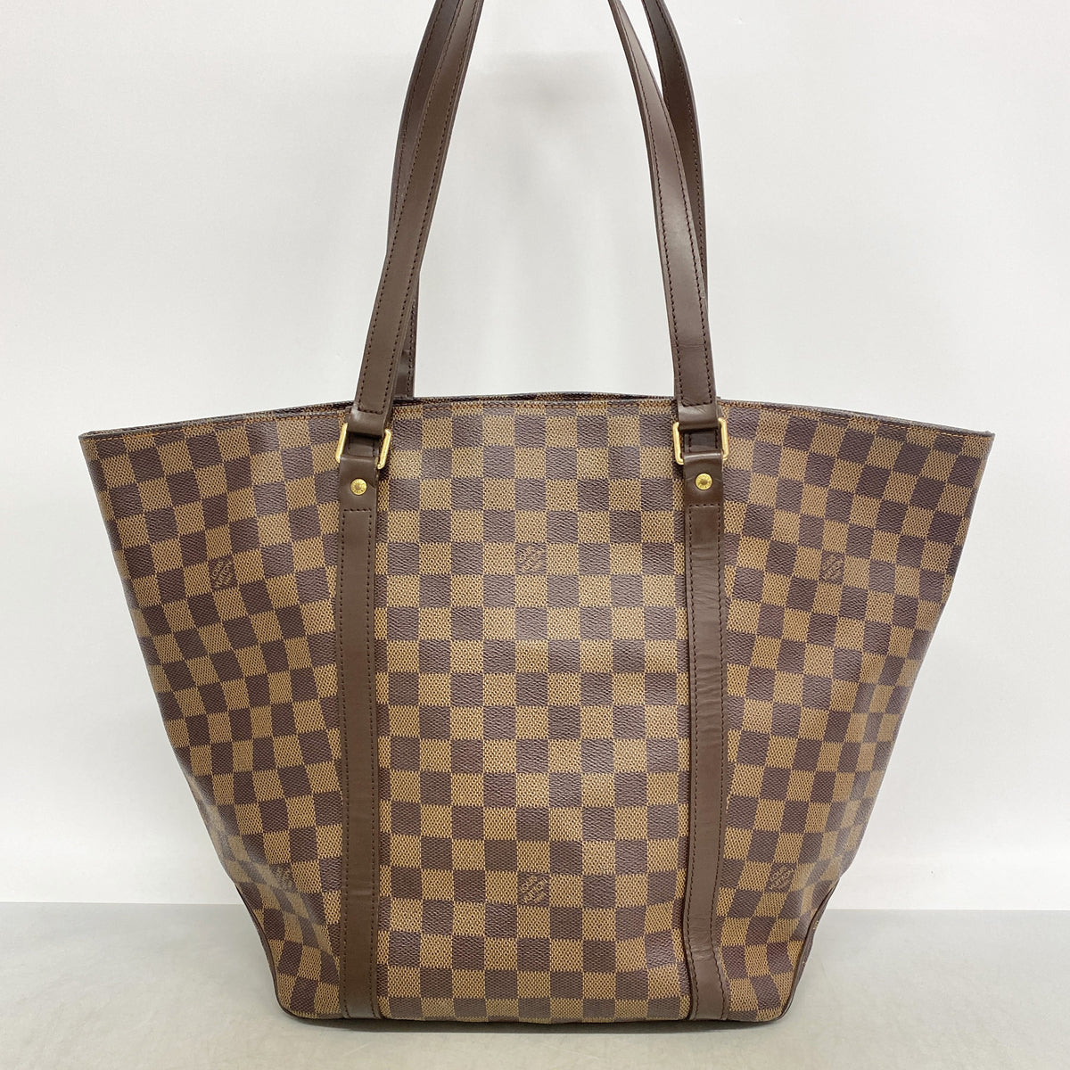 【6kc2786】ルイヴィトン トートバッグ ダミエ サックショッピング エベヌ SPO【中古】レディース
