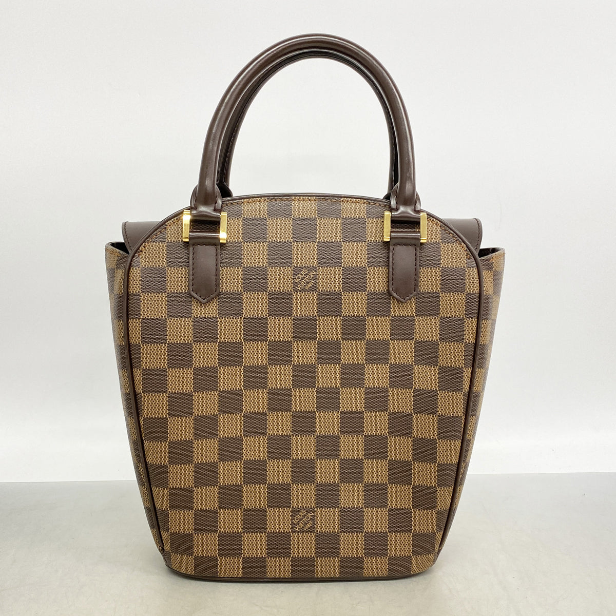 【6kc2923】ルイヴィトン ハンドバッグ ダミエ サリアソー N51284 エベヌ【中古】レディース