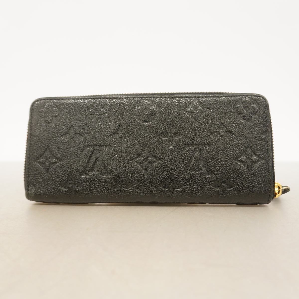 【6kc2935】ルイヴィトン 長財布 モノグラム・アンプラント ポルトフォイユクレマンス M60171 ノワール【中古】レディース
