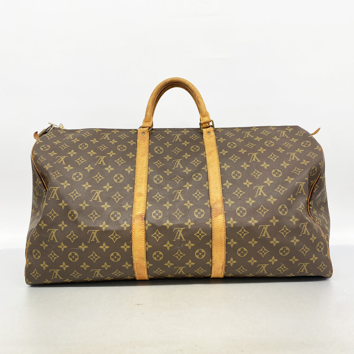 【6kd3439】ルイヴィトン ボストンバッグ モノグラム キーポル60 M41422 ブラウン【中古】メンズ レディース ユニセックス