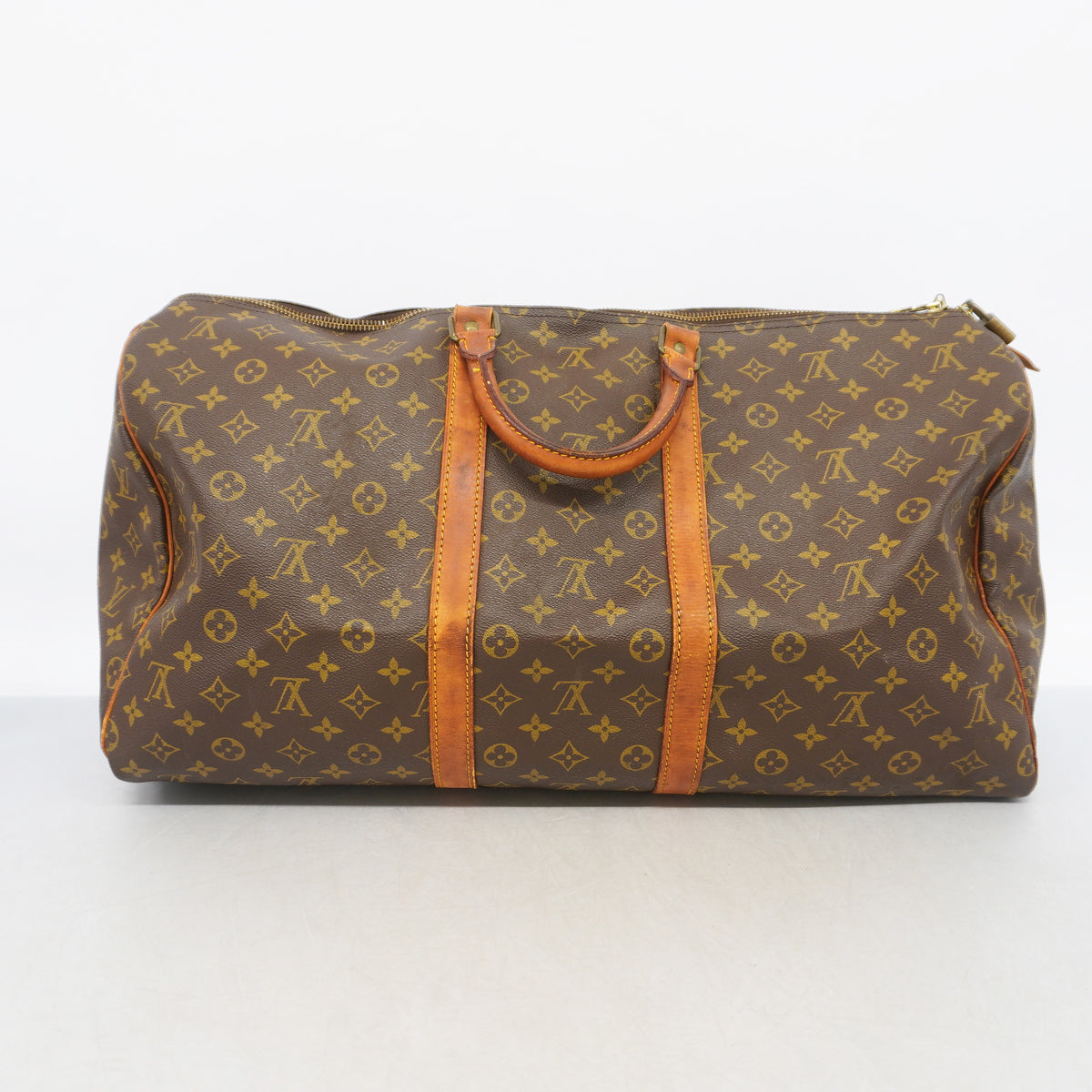 【6kd3485】ルイヴィトン ボストンバッグ モノグラム キーポル55 M41424 ブラウン【中古】メンズ レディース ユニセックス