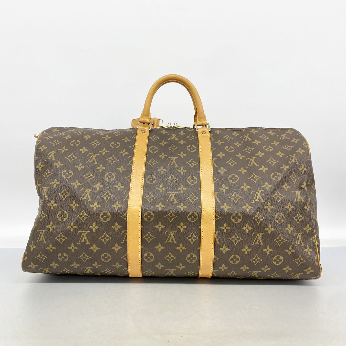 【6kd3492】ルイヴィトン ボストンバッグ モノグラム キーポル55 M41424 ブラウン【中古】メンズ レディース ユニセックス