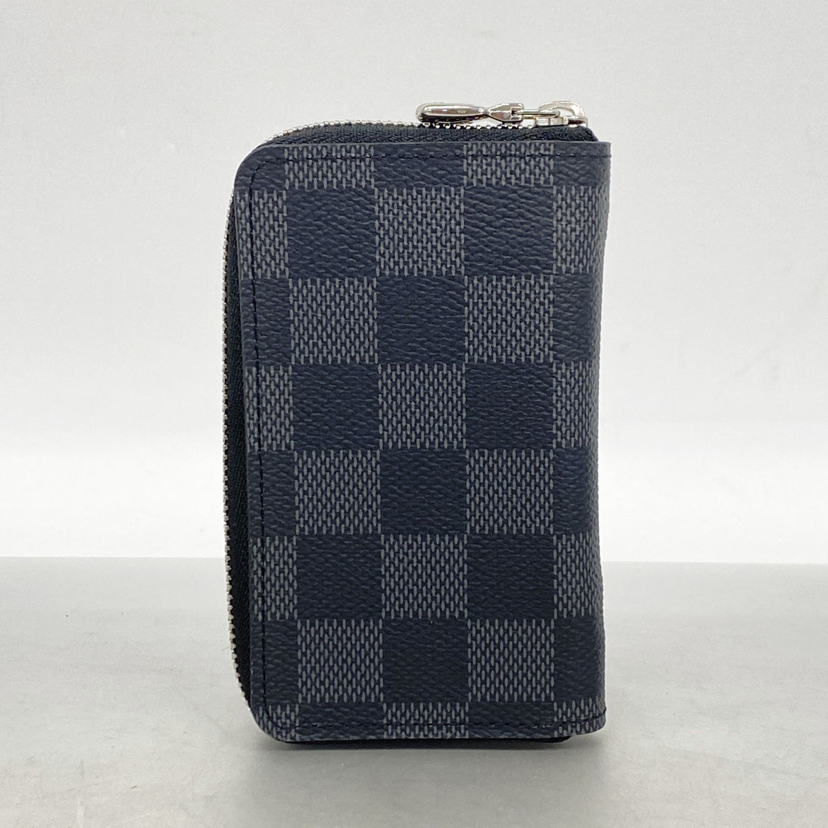 【6kd3549】ルイヴィトン コインケース ダミエ・グラフィット ジッピーコインパース N63076 ブラック グレー【中古】メンズ