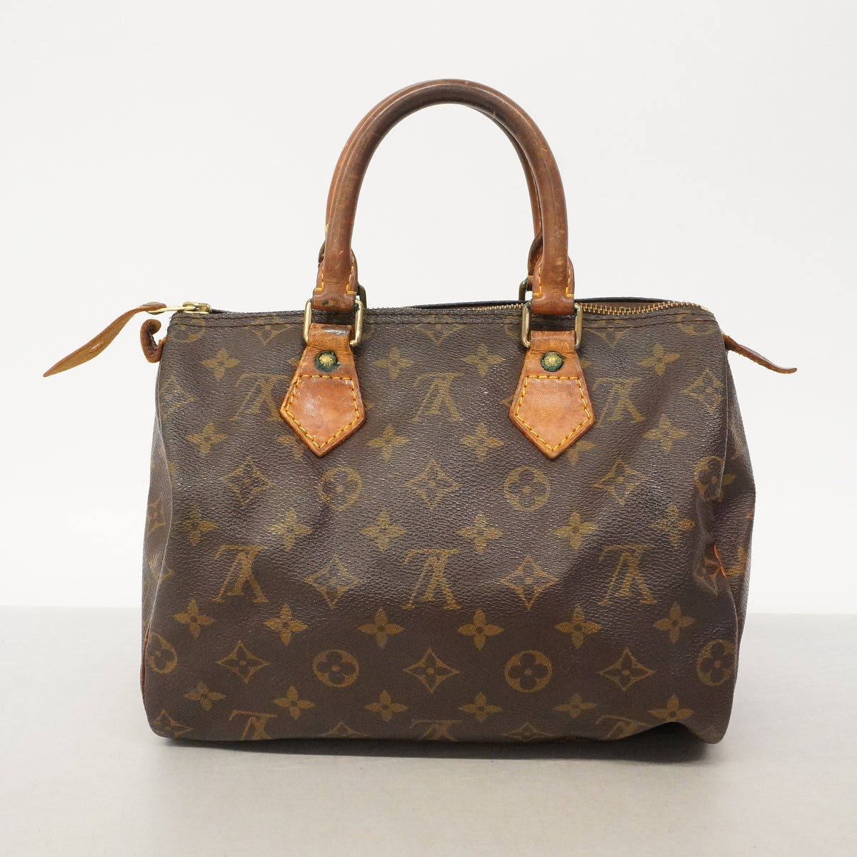【6kd3676】ルイヴィトン ハンドバッグ モノグラム スピーディ25 M41109 ブラウン【中古】レディース