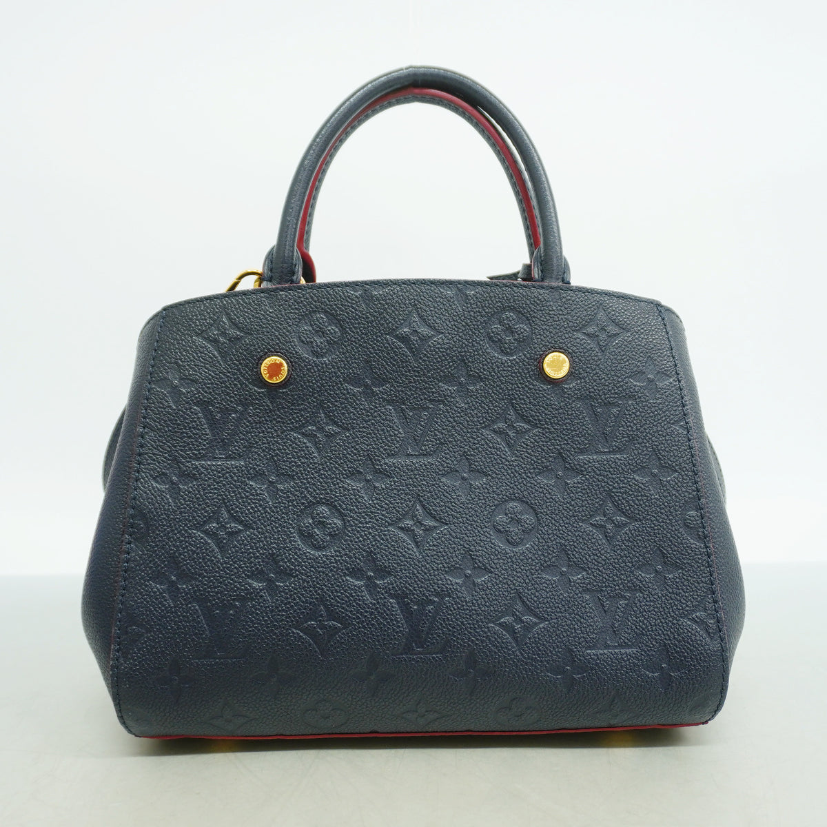 【6kd3869】ルイヴィトン ハンドバッグ モノグラム・アンプラント モンテーニュBB M42747 マリーヌルージュ 2wayバッグ【中古】レディース