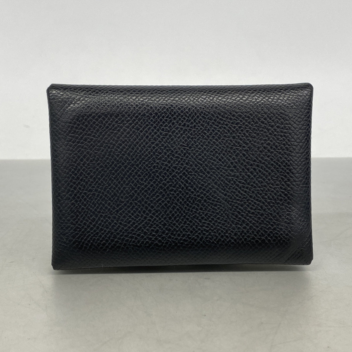 【6kd4366】エルメス コインケース カルヴィデュオ ヴォーエプソン ブラック シルバー金具 U刻印【中古】メンズ レディース ユニセックス