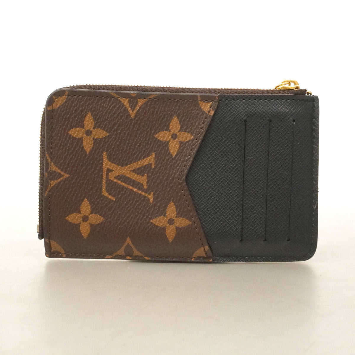 【6kd4582】ルイヴィトン コインケース モノグラム ポルトカルトレクトヴェルソ M69431 ブラウン【中古】メンズ レディース ユニセックス