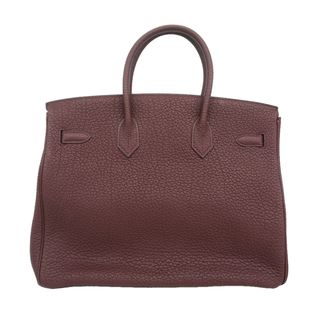【6kd4678】エルメス ハンドバッグ バーキン35 フィヨルド ルージュアッシュ ゴールド金具 □M刻印【中古】レディース