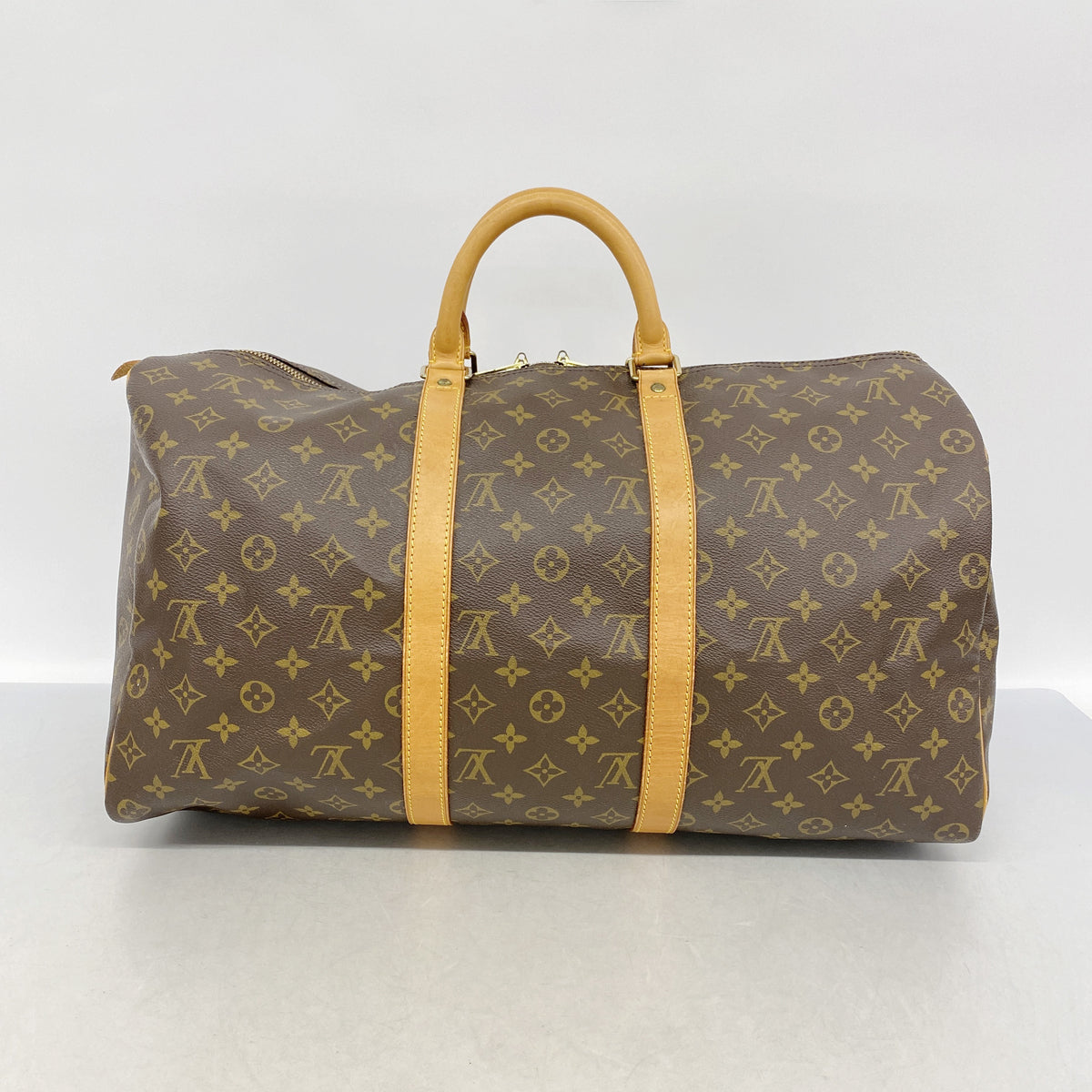 【6kd4830】ルイヴィトン ボストンバッグ モノグラム キーポル50 M41426 ブラウン【中古】メンズ レディース ユニセックス