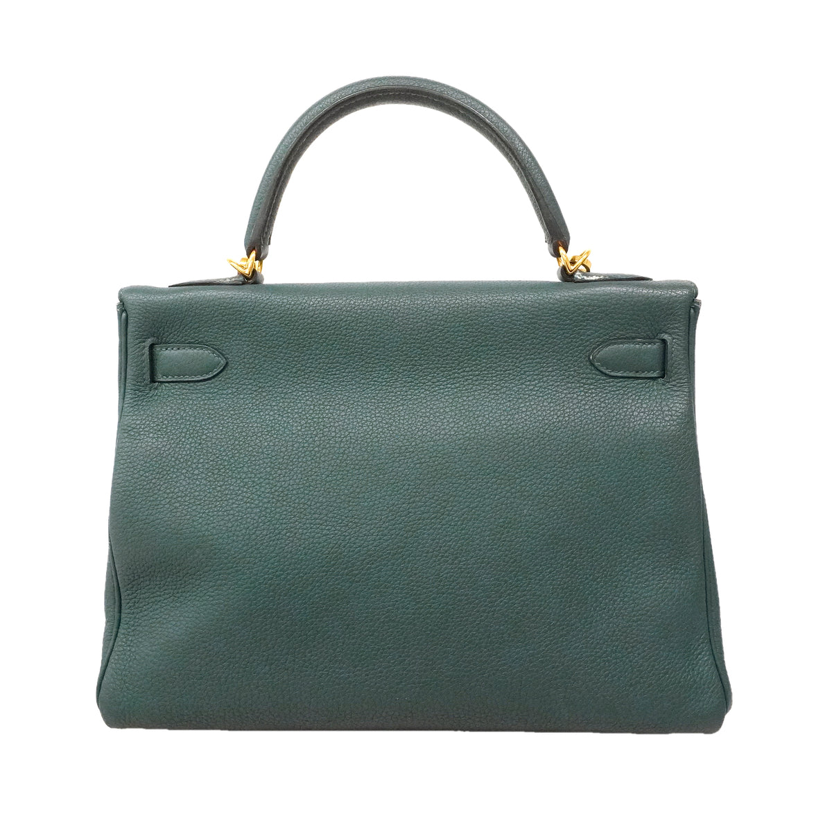 【6kd5016】エルメス ハンドバッグ ケリー32 トゴ ブルートンペット ゴールド金具 A刻印 2wayバッグ【中古】レディース
