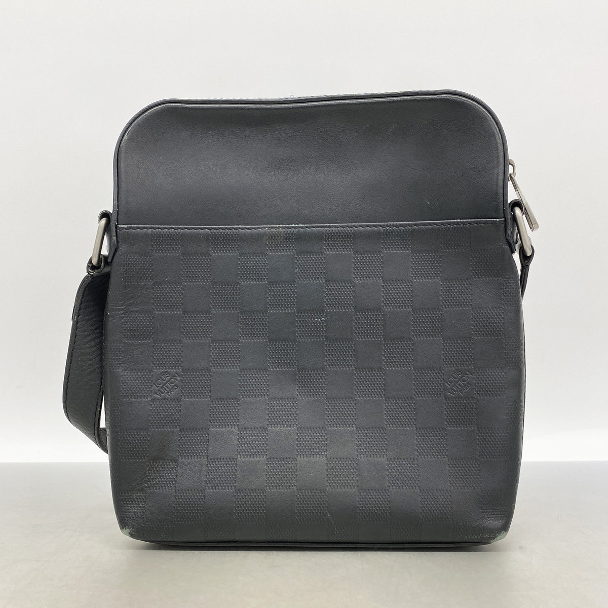 【6ke5173】ルイヴィトン ショルダーバッグ ダミエ・アンフィニ ポシェットディストリクト N23355 オニキス【中古】メンズ