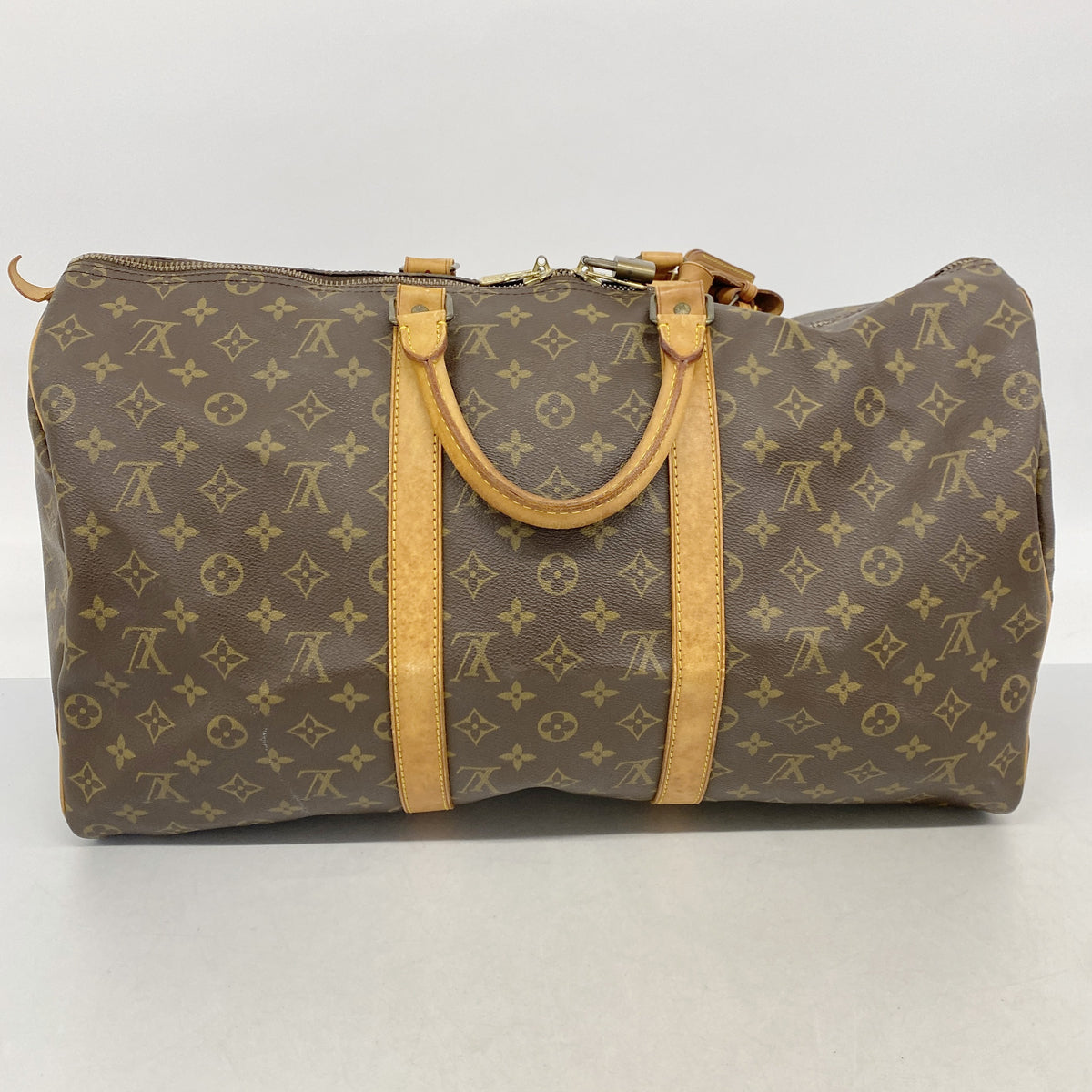 【6ke5329】ルイヴィトン ボストンバッグ モノグラム キーポル50 M41426 ブラウン【中古】メンズ レディース ユニセックス
