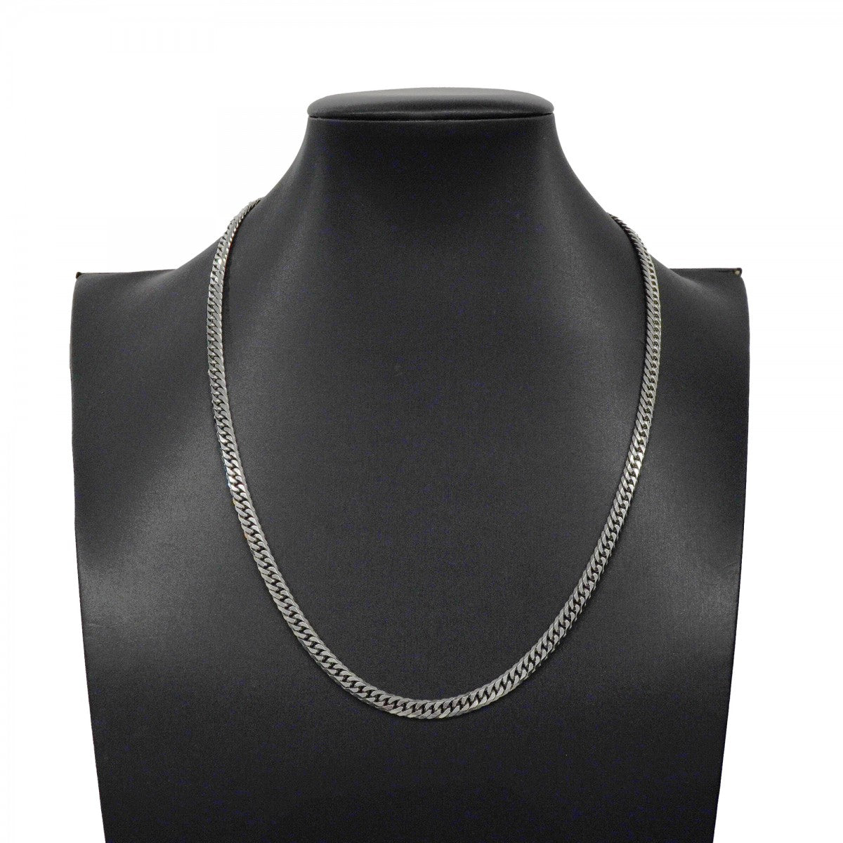 【6khd0018】喜平 ネックレス Pt850 プラチナ 6面 ダブル 50.4cm 50.2g キヘイ【中古】メンズ レディース ユニセックス