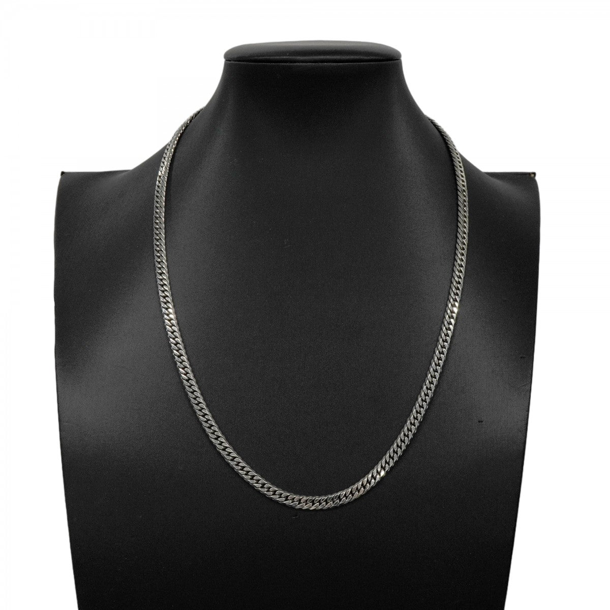 【6khe0031】喜平 ネックレス Pt850 プラチナ 6面 ダブル 50.6cm 50.8g キヘイ【中古】メンズ レディース ユニセックス
