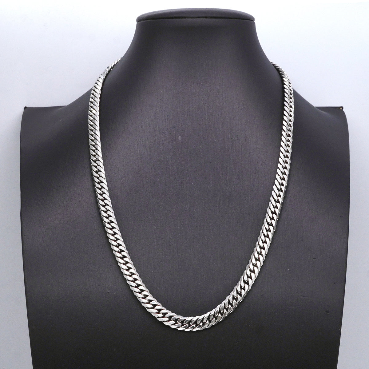 【6khi0041】喜平 ネックレス Pt850 プラチナ 6面 ダブル 50.9cm 101.7g キヘイ【中古】メンズ レディース ユニセックス