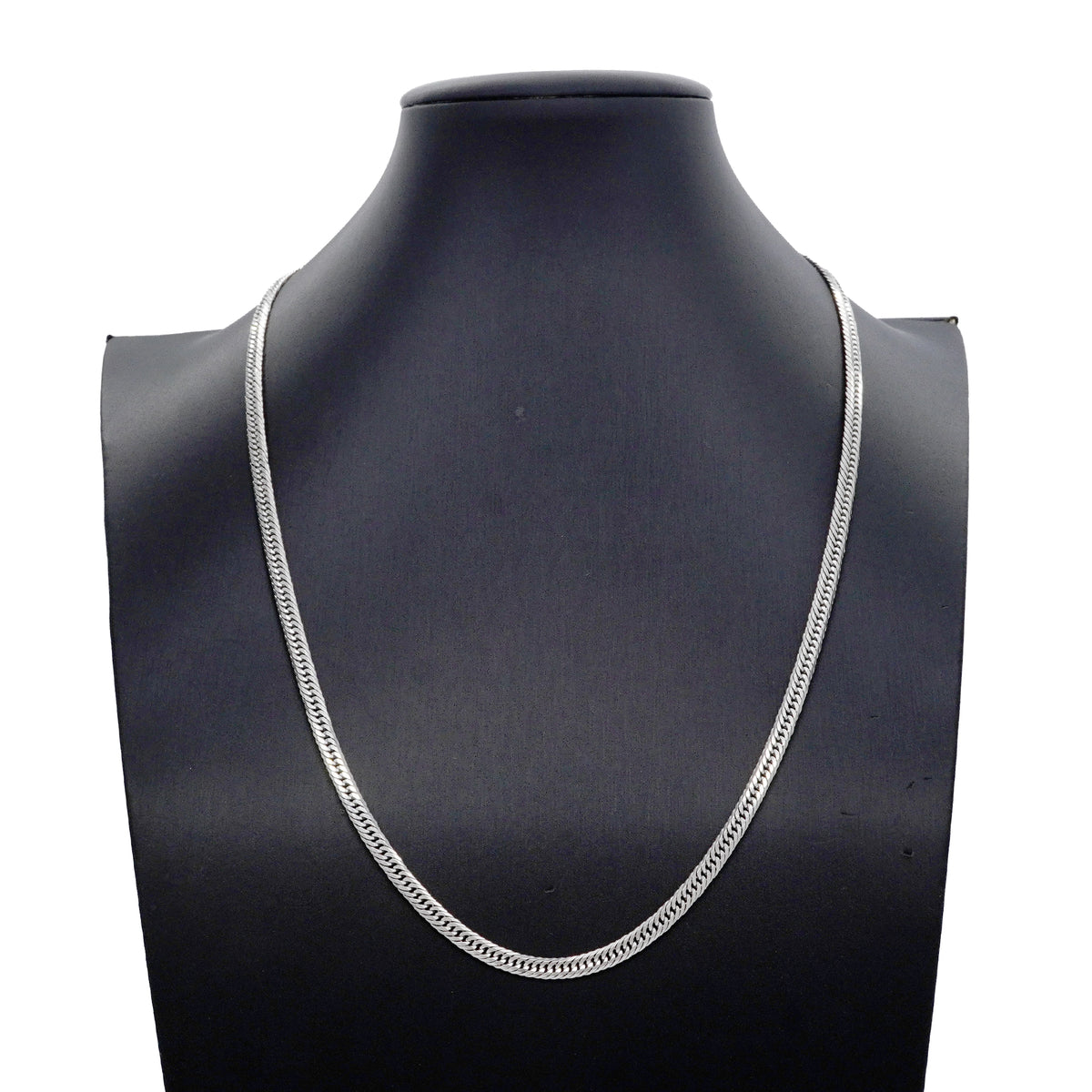 【6khi0069】喜平 ネックレス Pt850 プラチナ トリプル 12面 56.5cm 33g キヘイ【中古】メンズ レディース ユニセックス