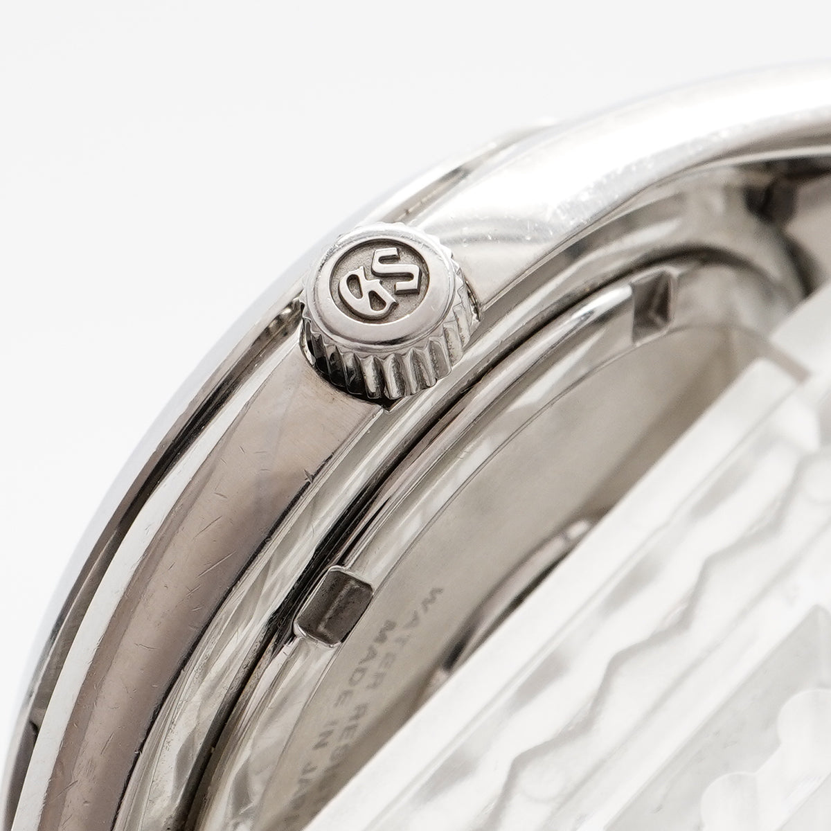 【6wbd0324】セイコー グランドセイコー SBGV223/9F82-0AF0 黒文字盤【中古】腕時計 メンズ