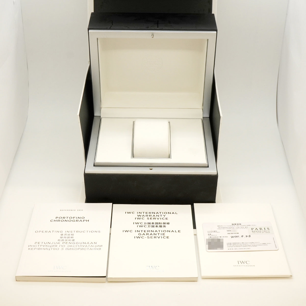 【6wfc0222】IWC アイダブリューシー シャフハウゼン ポートフィノ クロノグラフ IW391036 青文字盤【中古】腕時計 メンズ