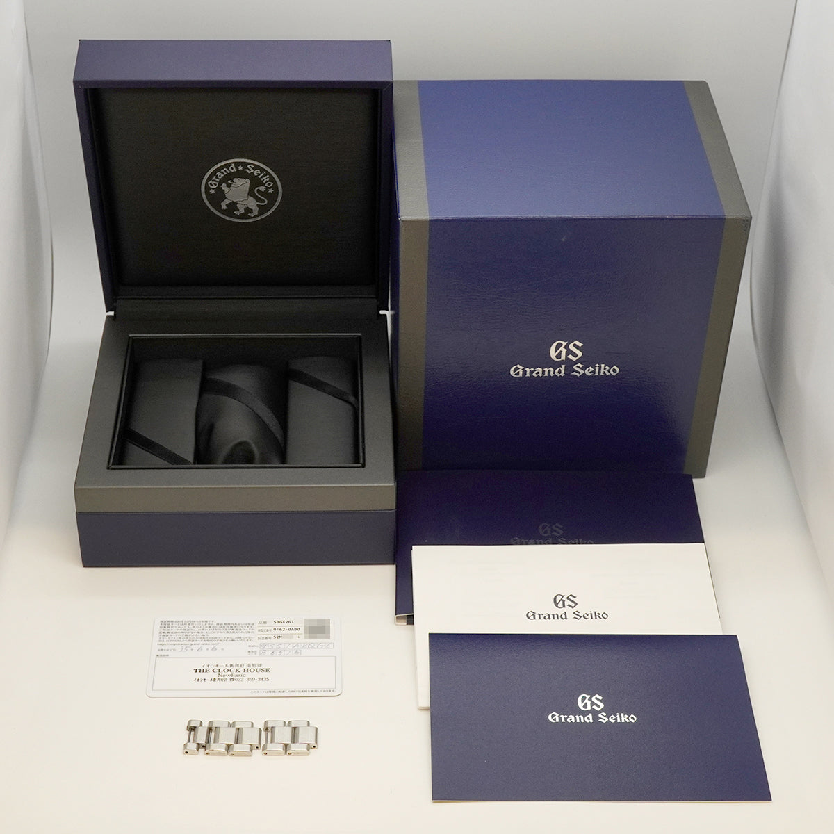 【6wfd0319】セイコー グランドセイコー ヘリテージコレクション SBGX261/9F62-0AB0 黒文字盤【中古】腕時計 メンズ