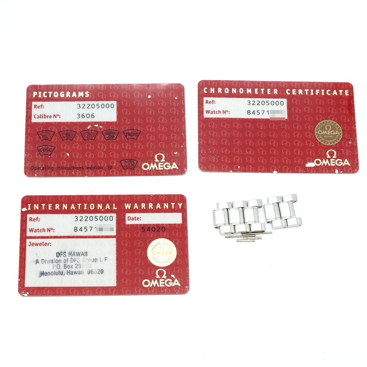 【6wgc0206】オメガ スピードマスター トリプルカレンダー 3220.50 黒文字盤【中古】腕時計 メンズ
