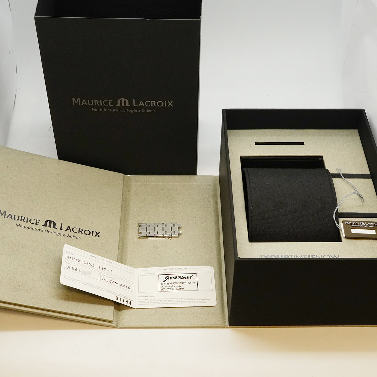 【6wgc0224】モーリス・ラクロア アイコン オートマティック AI6007-SS002-230-1 グレー文字盤【中古】腕時計 メンズ
