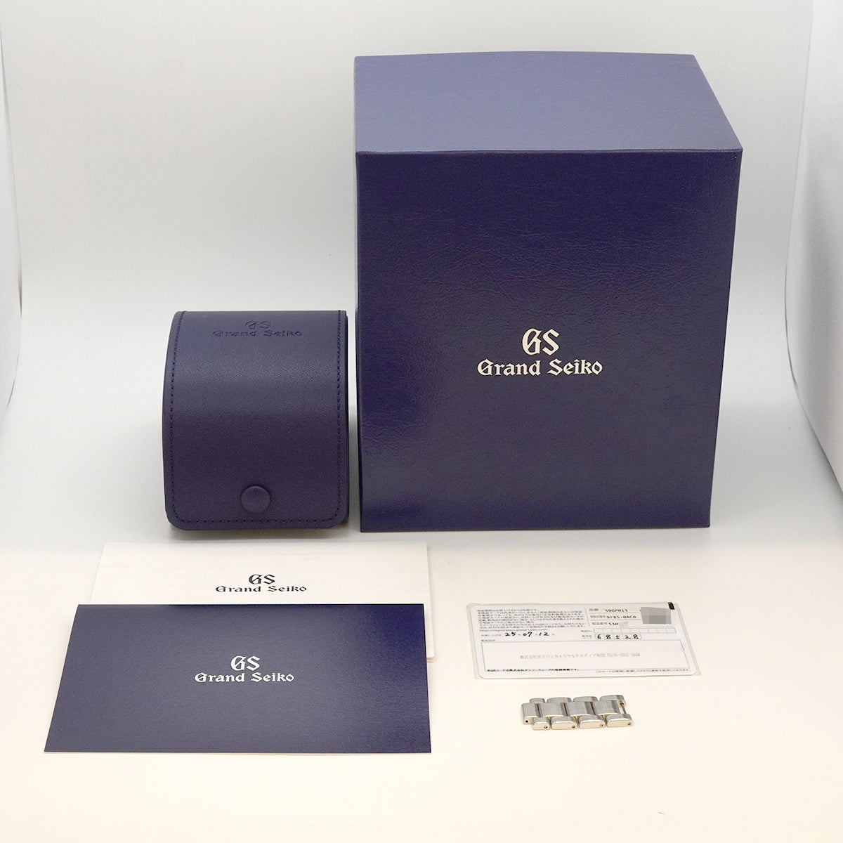 【6whb0123】セイコー グランドセイコー ヘリテージコレクション SBGP013/9F85-0AC0 ネイビー文字盤【中古】腕時計 メンズ