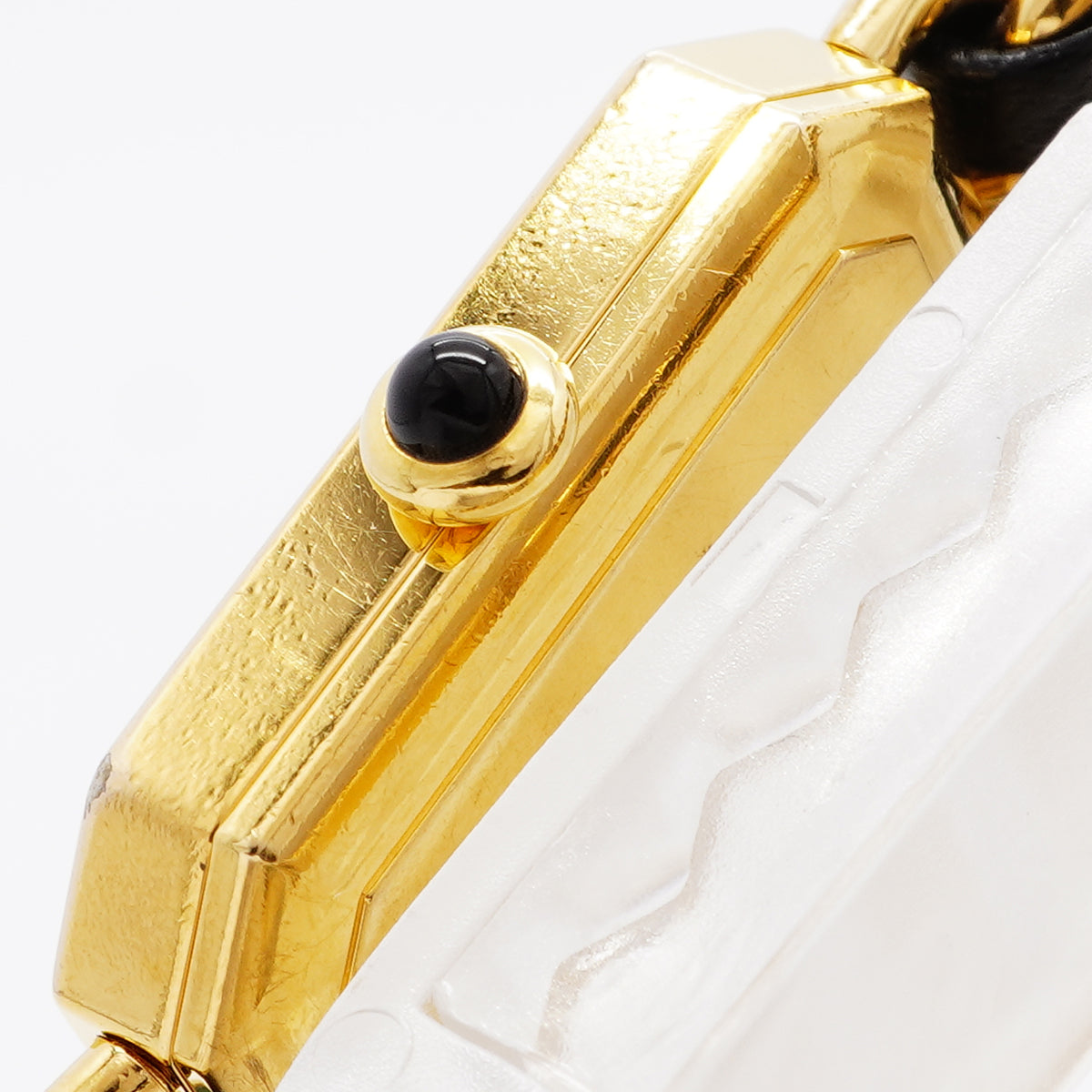 【6whd0306】シャネル プルミエールM H0001 黒文字盤【中古】腕時計 レディース