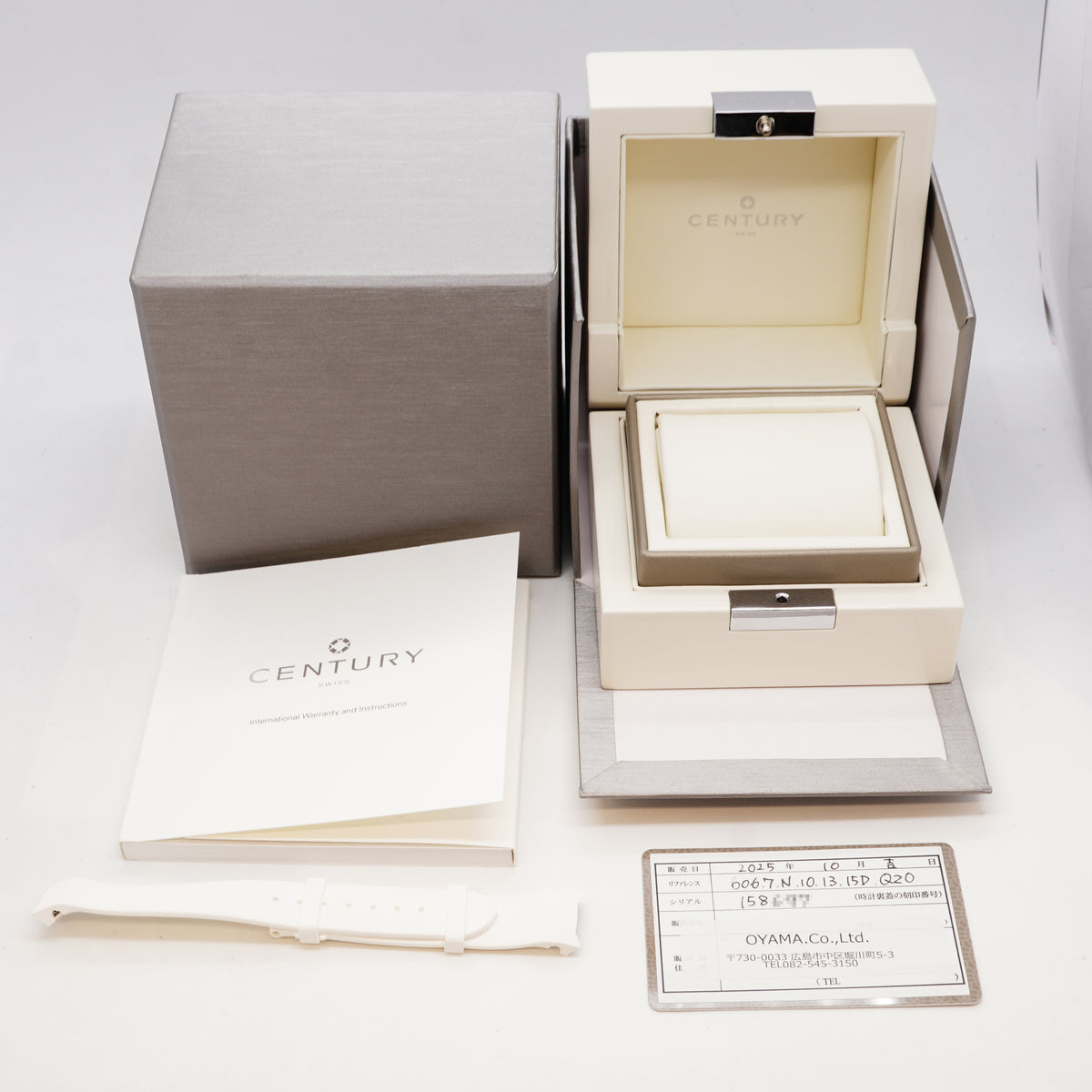【6wia0037】センチュリー プライムタイム スケルトン 606.7.N.10.13.15D.QZ0 スケルトン文字盤【中古】腕時計 メンズ