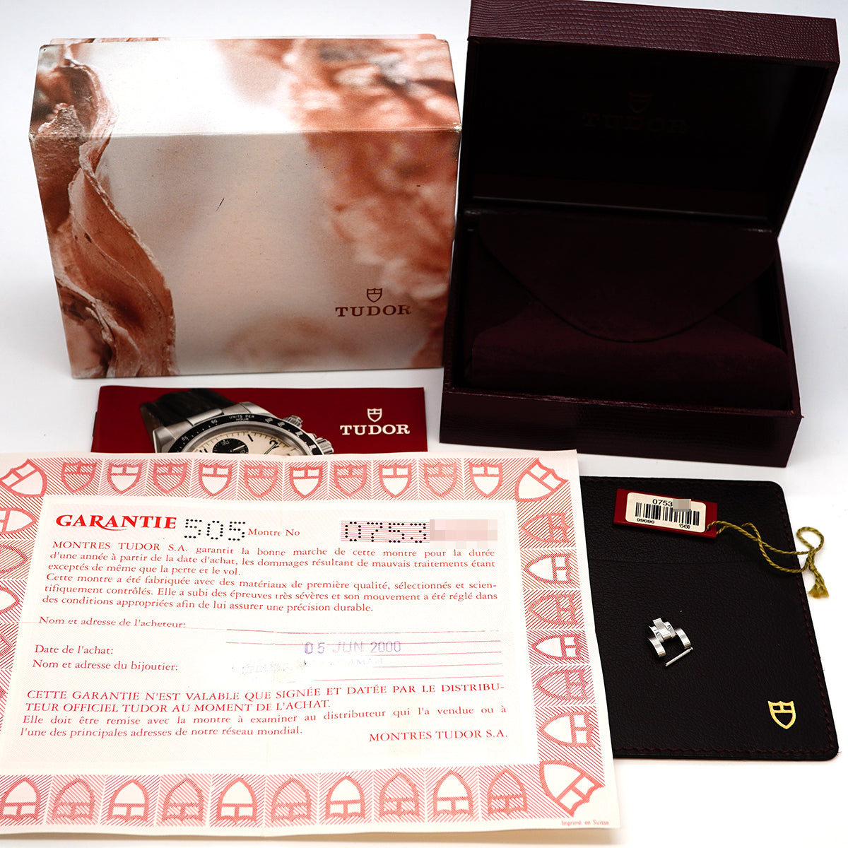 【6wic0215】チュードル プリンセスデイト ハイドロノート 99090 黒文字盤【中古】腕時計 レディース