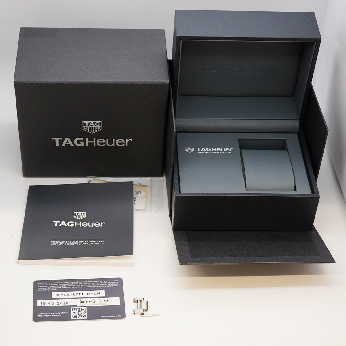 【6wic0221】タグホイヤー カレラ キャリバー16 CBK2110 黒文字盤【中古】腕時計 メンズ