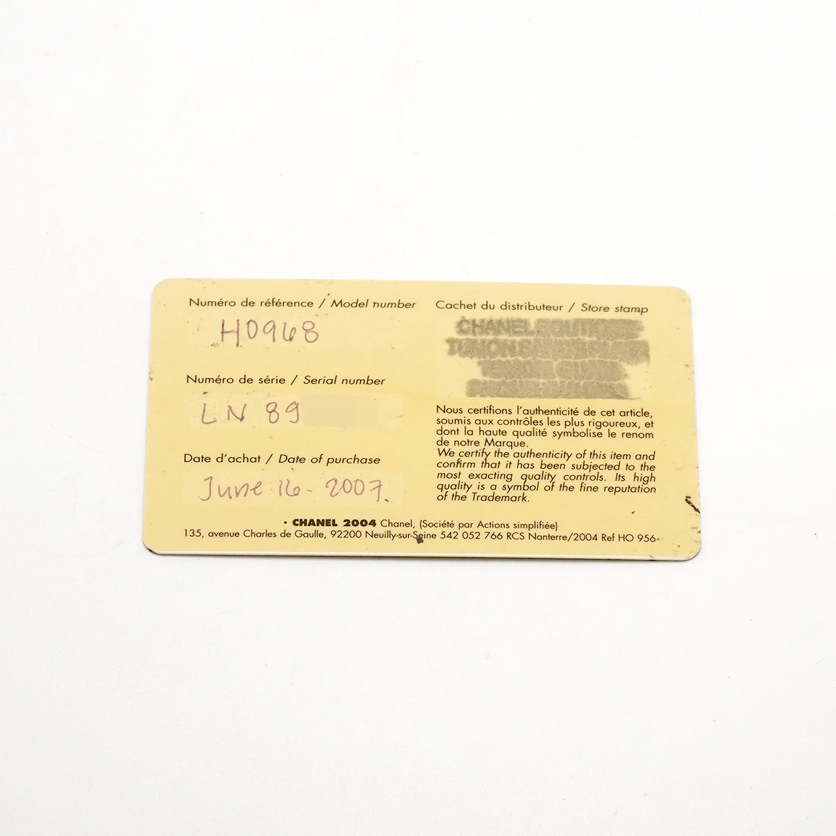 【6wkc0164】シャネル J12 H0968 白文字盤【中古】腕時計 レディース