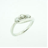 【jt002】 リング Pt900 プラチナ ダイヤモンド 0.36ct 12号【中古】レディース