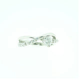 【jt010】 リング Pt900 プラチナ ダイヤモンド 0.325ct/0.12ct 8.5号【中古】レディース