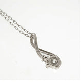 【jt039】 ネックレス Pt950 プラチナ ダイヤモンド 0.208ct 未使用【中古】レディース
