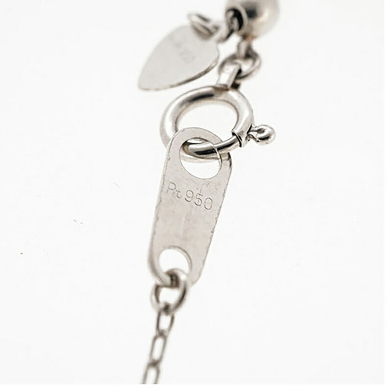 【jt039】 ネックレス Pt950 プラチナ ダイヤモンド 0.208ct 未使用【中古】レディース