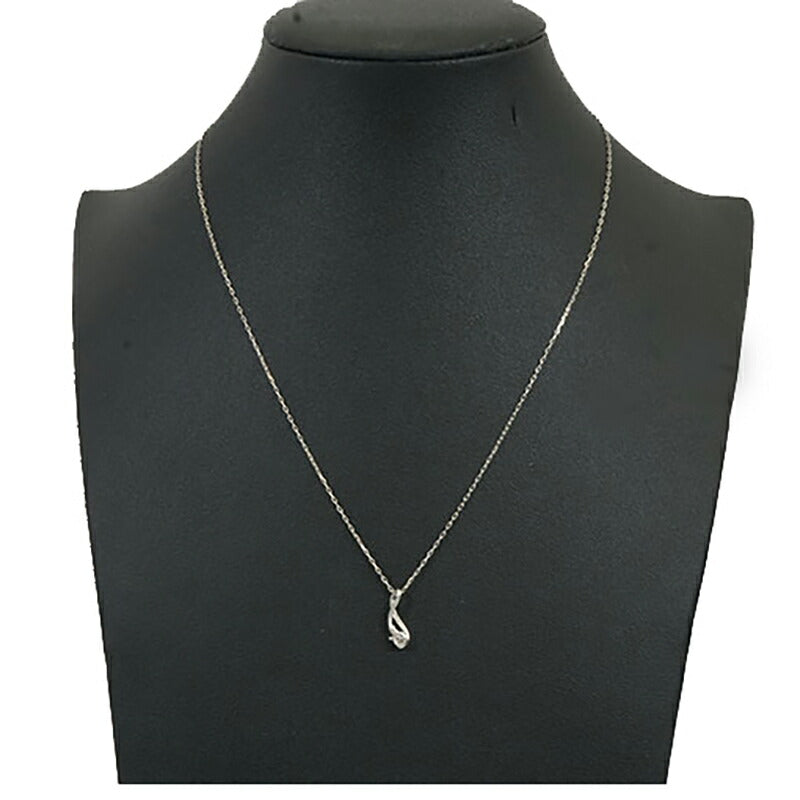 【jt039】 ネックレス Pt950 プラチナ ダイヤモンド 0.208ct 未使用【中古】レディース