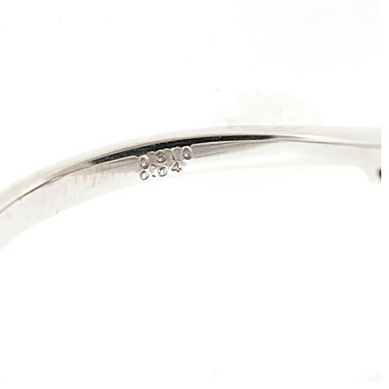 【jt075】 リング Pt900 プラチナ ダイヤモンド 0.31ct/0.04ct 10.5号 未使用【中古】レディース