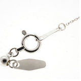 【jt082】 ネックレス ハートモチーフ ラウドブリリアントカット K18WG ホワイトゴールド ダイヤモンド 0.3ct 未使用【中古】レディース
