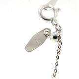 【jt082】 ネックレス ハートモチーフ ラウドブリリアントカット K18WG ホワイトゴールド ダイヤモンド 0.3ct 未使用【中古】レディース