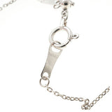 【jt082】 ネックレス ハートモチーフ ラウドブリリアントカット K18WG ホワイトゴールド ダイヤモンド 0.3ct 未使用【中古】レディース