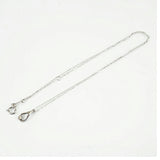 【jt083】 ネックレス 一粒ダイヤ K10WG ホワイトゴールド ダイヤモンド 0.02ct 未使用【中古】レディース