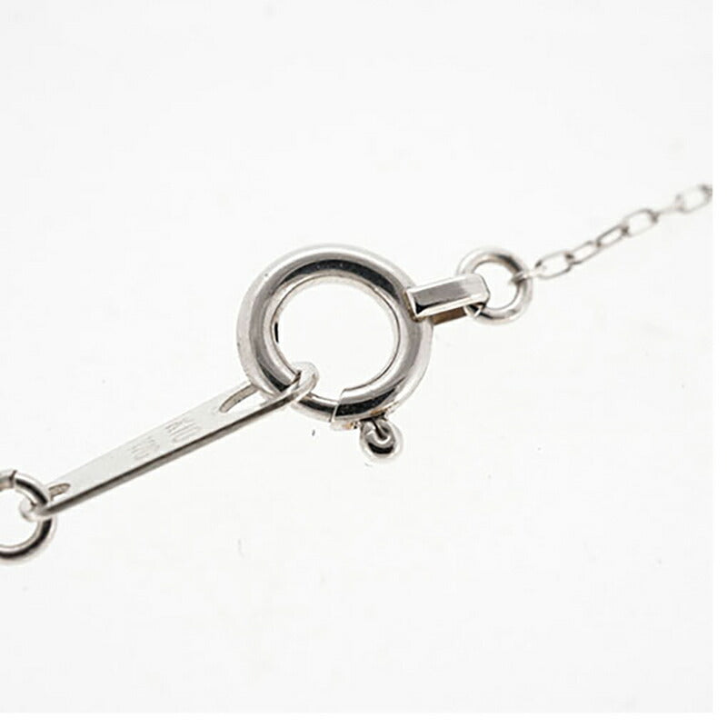【jt083】 ネックレス 一粒ダイヤ K10WG ホワイトゴールド ダイヤモンド 0.02ct 未使用【中古】レディース