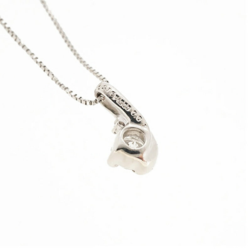 【jt093】 ネックレス Pt850 プラチナ ピンクダイヤモンド 0.216ct/0.01ct 未使用【中古】レディース