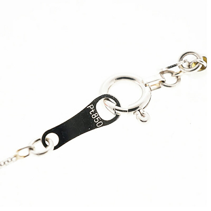 【jt093】 ネックレス Pt850 プラチナ ピンクダイヤモンド 0.216ct/0.01ct 未使用【中古】レディース
