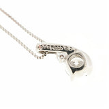 【jt093】 ネックレス Pt850 プラチナ ピンクダイヤモンド 0.216ct/0.01ct 未使用【中古】レディース